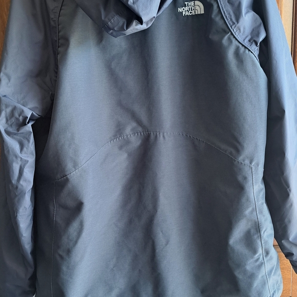 Women's North Face winter jacket, blue with interior shell, warm size XL - Picture 3 of 8
